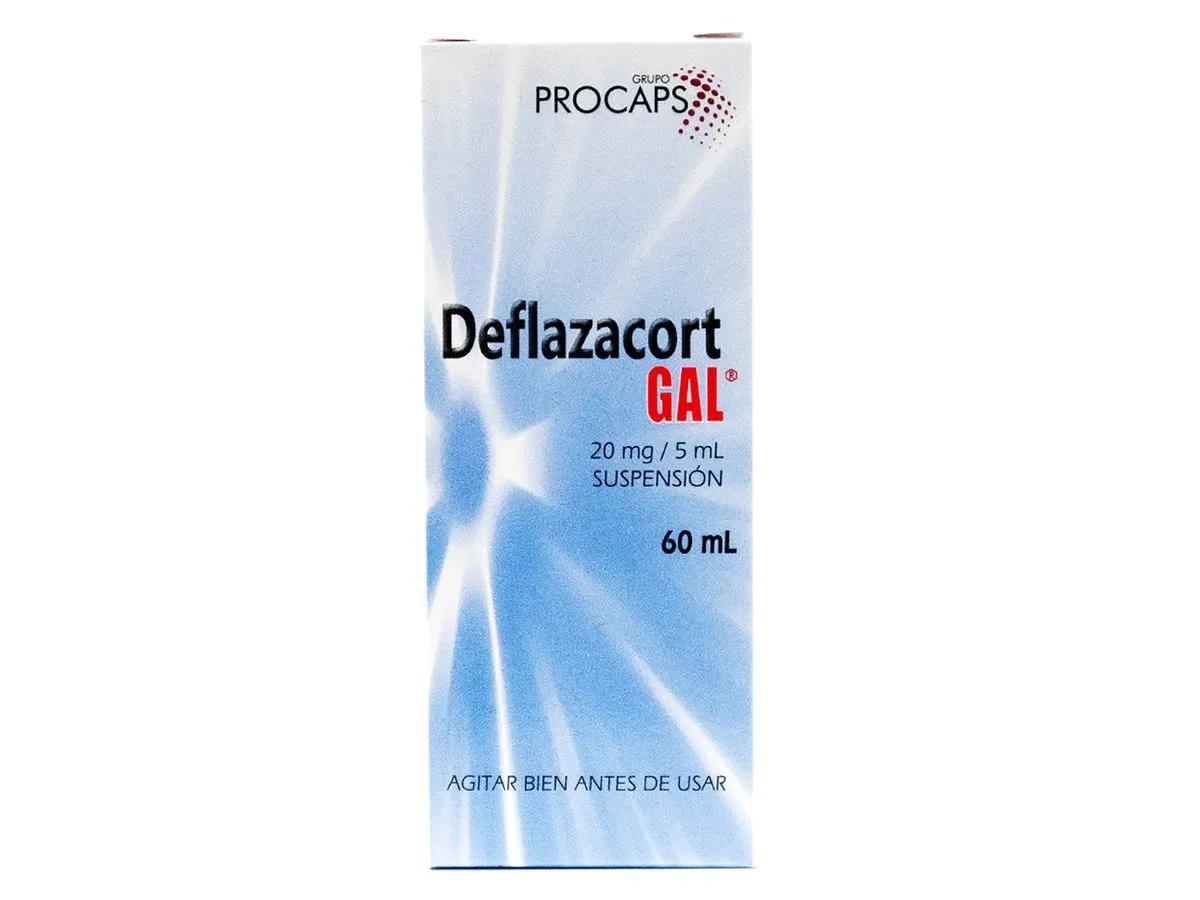 Deflazacort gal 20mg/5ml suspención oral
